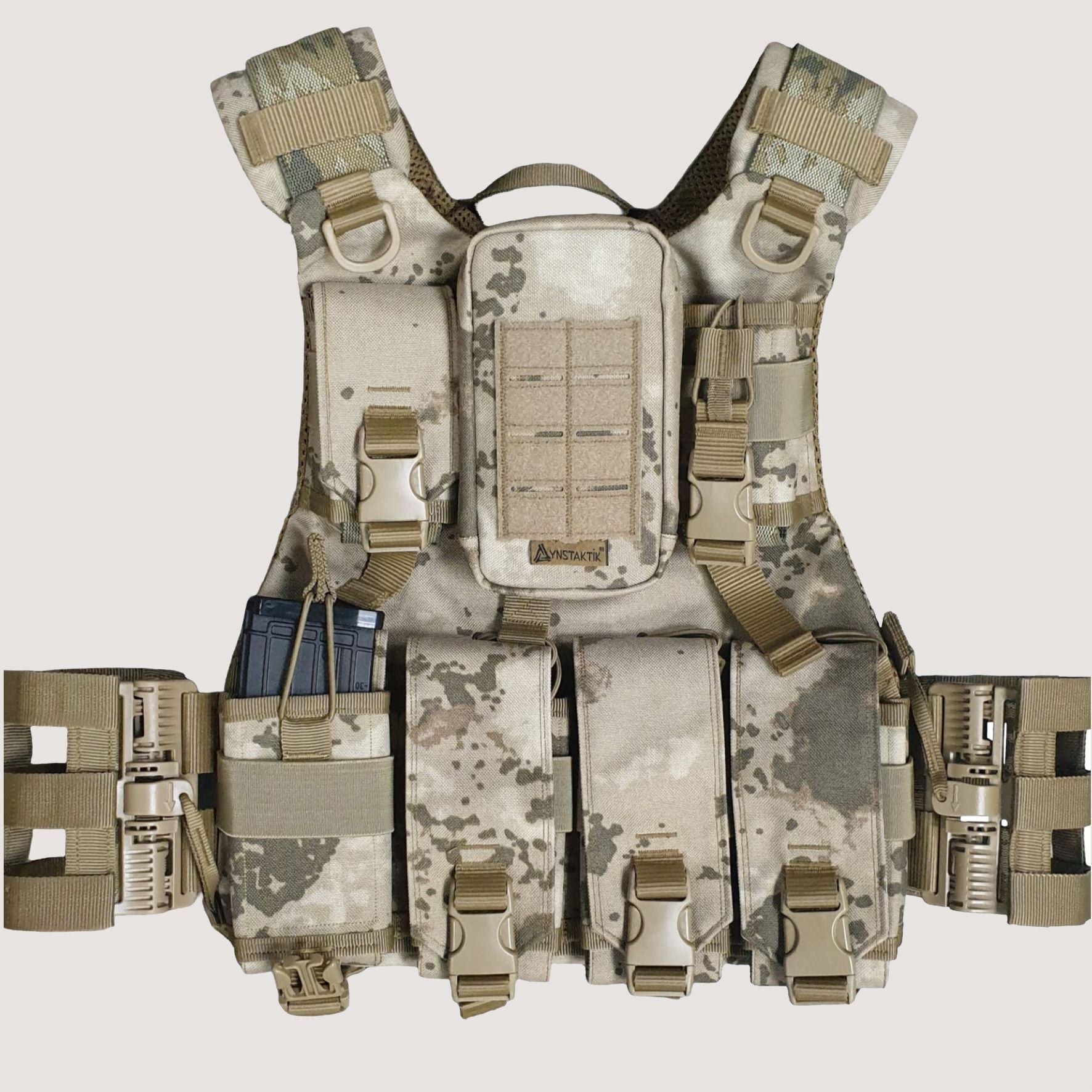 5.56 / 7.62 UYUMLU ASAYİŞ KONROL NOKTALARI İÇİN OPTİMİZE EDİLMİŞ YELEK